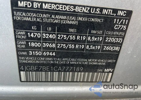 4JGBF7BE1CA777189